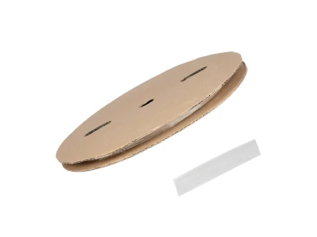 GLOBOSTAR® SHRINKTUBE 79812 Θερμοσυστελλόμενο Μακαρόνι Στεγανοποίησης για Neon Flex LED Αδιάβροχο IP65 - Διάφανο - Μ100 x Π0.8 x Υ0.8cm/Π0.4 x Υ0.4cm