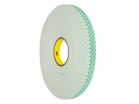 GloboStar® 79957 3M 4026 Original Foam Αυτοκόλλητη Ταινία Διπλής Όψης Π19mm x Μ33 Μέτρα