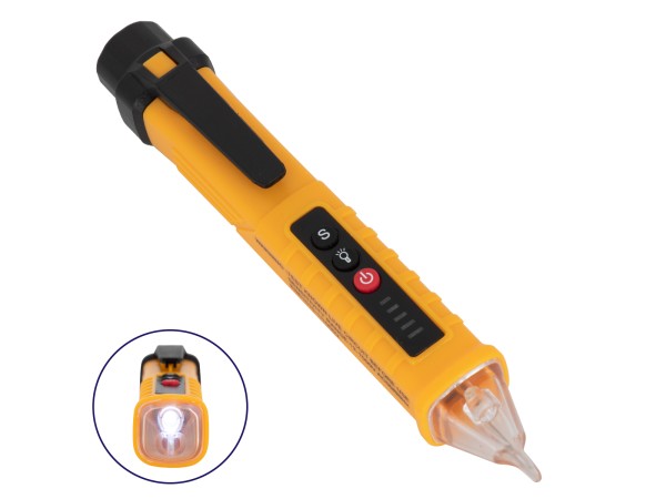 GloboStar 79981 Επαγγελματικός Ανιχνευτής τάσης ΑC Χωρίς Επαφή - Εργαλείο Ηλεκτρολόγου