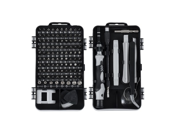 GLOBOSTAR® ELEKIT 79996 Ολοκληρωμένο Mini DIY ΚΙΤ με 115 Μικροεργαλεία σε 1 Βαλιτσάκι για Επισκευές Κινητών Τηλεφώνων, Laptop, Οπτικών & κλπ Μικροεπισκευών - Μαύρο & Λευκό - Μ15.5 x Π10 x Υ5cm GLOBOSTAR® ELEKIT 79996 Ολοκληρωμένο Mini DIY ΚΙΤ με 115 Μικροεργαλεία σε 1 Βαλιτσάκι για Επισκευές Κινητών Τηλεφώνων, Laptop, Οπτικών & κλπ Μικροεπισκευών - Μαύρο & Λευκό - Μ15.5 x Π10 x Υ5cm