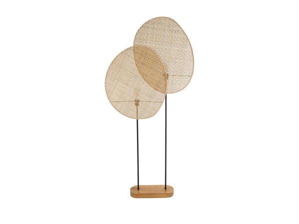 GLOBOSTAR® AZUL 02232 Boho Επιδαπέδιο Φωτιστικό με Ντουί 2 x E27 AC 220-240V IP20 - Μπεζ & Μαύρο - Μ90 x Π17 x Υ170cm GLOBOSTAR® AZUL 02232 Boho Επιδαπέδιο Φωτιστικό με Ντουί 2 x E27 AC 220-240V IP20 - Μπεζ & Μαύρο - Μ90 x Π17 x Υ170cm