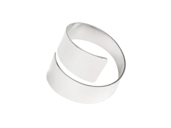 GLOBOSTAR® COUVERT 35009 Διακοσμητικό Δαχτυλίδι Πετσέτας - Ασημί - Μ5 x Π5 x Υ4.5cm GLOBOSTAR® COUVERT 35009 Διακοσμητικό Δαχτυλίδι Πετσέτας - Ασημί - Μ5 x Π5 x Υ4.5cm
