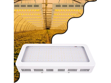 GloboStar® 85953 Grow Light Hydro Full Spectrum LED Φωτιστικό Ανάπτυξης Φυτών Υδροπονικού Θερμοκηπίου SMD 2835 160W 160° AC230V IP54 Εσωτερικού Χώρου για Κάλυψη Επιφάνειας 3m x 3m Πλήρους Φάσματος Φωτισμού