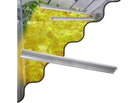 GloboStar® 85959 Linear Grow Light Hydro Spectrum LED Γραμμικό Φωτιστικό Ανάπτυξης Φυτών Υδροπονικού Θερμοκηπίου 120cm SMD 2835 200W 120° AC230V IP54 Εσωτερικού Χώρου για Κάλυψη Επιφάνειας 1.2m x 1.2m