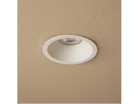 kelvo® DELTA KLV-101-0033 Χωνευτό Φωτιστικό Downlight Σποτ για Λάμπα MR16 με Ντουί GU10 AC 220-240V IP20 - Λευκό Ματ - Μ8.5 x Π8.5 x Υ3.5cm / Q7.5cm