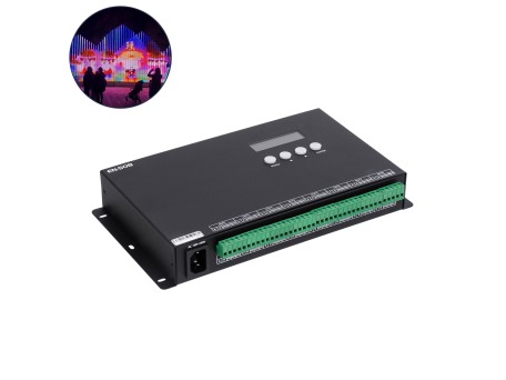 GLOBOSTAR® SEEKWAY-EN508 90144 Επαγγελματικός Ψηφιακός Controller SPI/TTL Pixel Online Full Color ARTNET - 3 Χρόνια Εγγύηση
