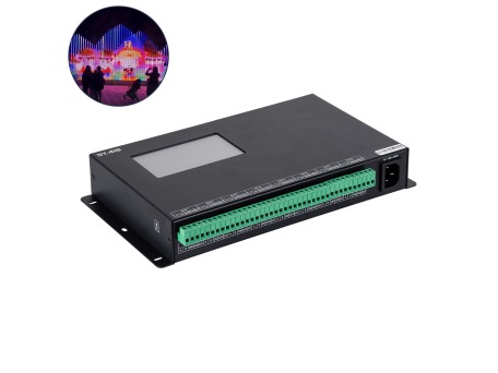 GloboStar® 90147 SEEKWAY SY-418 - Professional Master Controller - Full Colour LED Digital SPI Pixel Control System - Controller για Ψηφιακά Προϊόντα LED Digital Pixel TTL & DMX512 - Single Colour & RGB & RGBW - Synchronous & Asynchronous - 3 Χρόνια Εγγύη
