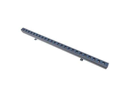 GLOBOSTAR® WASHERMARGO 90153 Μπάρα Φωτισμού Wall Washer LED 24W 2880lm 30° DC 24V Αδιάβροχο IP66 Ψυχρό Λευκό 6000K Dimmable - Bridgelux SMD Chip - Γκρι Ανθρακί - Μ100 x Π8.5 x Υ4cm - 3 Χρόνια Εγγύηση