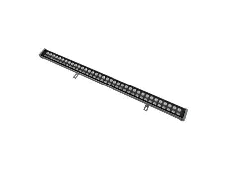 GLOBOSTAR® WASHERMOZA 90168 Μπάρα Φωτισμού Wall Washer LED 72W 6120lm 10-30° DC 24V Αδιάβροχο IP66 Μπλε Dimmable - Bridgelux SMD Chip - Γκρι Ανθρακί - Μ100 x Π14 x Υ7cm - 3 Χρόνια Εγγύηση