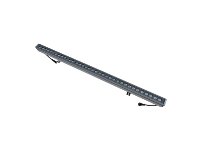 GLOBOSTAR® WASHER-MOZA 90170 Μπάρα Φωτισμού Wall Washer LED 72W 7200lm 10-30° DC 24V Αδιάβροχο IP66 RGB Dimmable - Γκρι Ανθρακί - Μ100 x Π7.4 x Υ7cm - 3 Χρόνια Εγγύηση