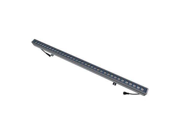 GLOBOSTAR® WASHERMOZA 90170 Μπάρα Φωτισμού Wall Washer LED 72W 6120lm 10-30° DC 24V Αδιάβροχο IP66 Πολύχρωμο RGB Dimmable - Bridgelux SMD Chip - Γκρι Ανθρακί - Μ100 x Π7.4 x Υ7cm - 3 Χρόνια Εγγύηση