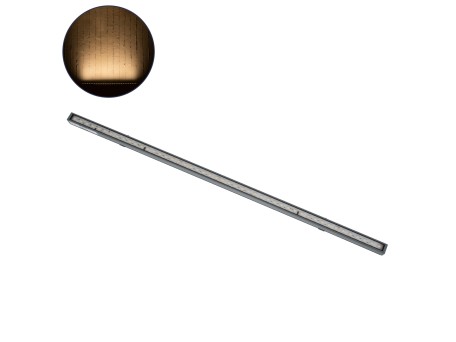 GloboStar® DIGI-BAR 90209 Ψηφιακή Μπάρα Φωτισμού Wall Washer Digital Pixel Facade Tuber Bar LED 12W 840lm 90° DC 24V Αδιάβροχο IP65 L100 x W3.2 x H3cm Θερμό Λευκό 2700K DMX512 - Ασημί με Διάφανο Κάλυμμα - 3 Years Warranty