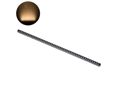 GLOBOSTAR® DIGIBAR 90211 Ψηφιακή Pixel Addressable Facade Μπάρα LED 12W 840lm 45° DC 24V Αδιάβροχο IP65 8 x Pixel Θερμό Λευκό 2700K Dimmable DMX512 SPI/TTL Protocol IC UCS512C4 - Bridgelux SMD Chip - Γκρι Ανθρακί - Μ100 x Π3.5 x Υ3.2cm - 3 Χρόνια Εγγύηση
