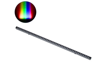 GLOBOSTAR® DIGIBAR 90212 Ψηφιακή Pixel Addressable Facade Μπάρα LED 12W 600lm 45° DC 24V Αδιάβροχο IP65 8 x Pixel Πολύχρωμο RGB Dimmable DMX512 SPI/TTL Protocol IC UCS512C4 - Bridgelux SMD Chip - Γκρι Ανθρακί - Μ100 x Π3.5 x Υ3.2cm - 3 Χρόνια Εγγύηση