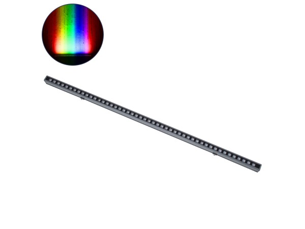 GLOBOSTAR® DIGIBAR 90212 Ψηφιακή Pixel Addressable Facade Μπάρα LED 12W 600lm 45° DC 24V Αδιάβροχο IP65 8 x Pixel Πολύχρωμο RGB Dimmable DMX512 SPI/TTL Protocol IC UCS512C4 - Bridgelux SMD Chip - Γκρι Ανθρακί - Μ100 x Π3.5 x Υ3.2cm - 3 Χρόνια Εγγύηση