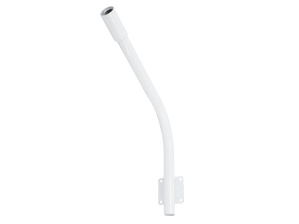 GloboStar® 90229 Μεταλλική Βάση Στήριξης CURVED M62cm x Φ60mm για Φωτιστικά Δρόμου Street Lights με Διάμετρο Βάσης Φ60mm