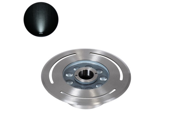 GloboStar® UNDERWATER-DENIS 90433 Υποβρύχιο Χωνευτό Φωτιστικό Σποτ Ειδικό για Σιντριβάνια - Πισίνες - Τζακούζι LED 9W 900lm 30° DC 24V Αδιάβροχο IP68 Φ21 x Υ7.5cm Ψυχρό Λευκό 6000K - Ανοξείδωτο Ατσάλι SS304 - 3 Years Warranty