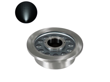 GloboStar® UNDERWATER-DENIS 90439 Υποβρύχιο Χωνευτό Φωτιστικό Σποτ Ειδικό για Σιντριβάνια - Πισίνες - Τζακούζι LED 12W 1200lm 30° DC 24V Αδιάβροχο IP68 Φ19.5 x Υ7.5cm Ψυχρό Λευκό 6000K - Ανοξείδωτο Ατσάλι SS304 - 3 Years Warranty