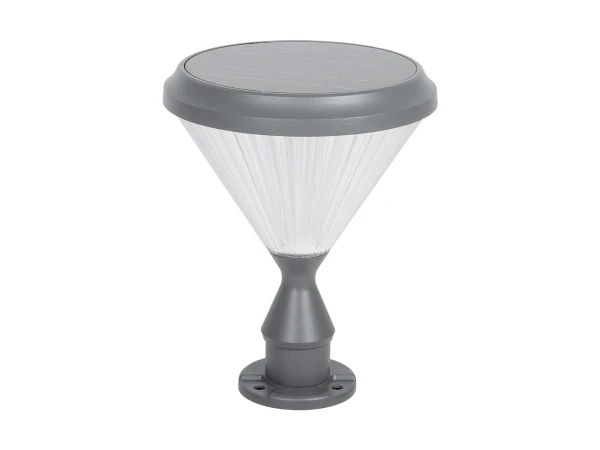GLOBOSTAR® SHARP 90533 Φωτιστικό Κολωνάκι Κήπου LED 10W 500lm 120° DC 5V με Ενσωματωμένο Φωτοβολταϊκό Panel 6V 2W & Επαναφορτιζόμενη Μπαταρία Li-ion 3.2V 8000mAh με Αισθητήρα Ημέρας-Νύχτας Αδιάβροχο IP65 Ψυχρό Λευκό 6000K - Sanan SMD Chip - Γκρι Ανθρακί Μ GLOBOSTAR® SHARP 90533 Φωτιστικό Κολωνάκι Κήπου LED 10W 500lm 120° DC 5V με Ενσωματωμένο Φωτοβολταϊκό Panel 6V 2W & Επαναφορτιζόμενη Μπαταρία Li-ion 3.2V 8000mAh με Αισθητήρα Ημέρας-Νύχτας Αδιάβροχο IP65 Ψυχρό Λευκό 6000K - Sanan SMD Chip - Γκρι Ανθρακί Μ