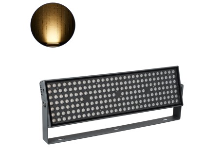 GLOBOSTAR® FLOODZANA 90560 Προβολέας Σποτ Wall Washer LED 200W 18000lm 30° DC 24V Αδιάβροχο IP65 Θερμό Λευκό 2700K Dimmable - Bridgelux SMD Chip - Γκρι Ανθρακί - Μ70 x Π29 x Υ10cm - 3 Χρόνια Εγγύηση