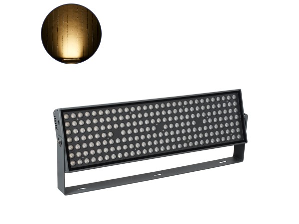 GLOBOSTAR® FLOODZANA 90560 Προβολέας Σποτ Wall Washer LED 200W 18000lm 30° DC 24V Αδιάβροχο IP65 Θερμό Λευκό 2700K Dimmable - Bridgelux SMD Chip - Γκρι Ανθρακί - Μ70 x Π29 x Υ10cm - 3 Χρόνια Εγγύηση