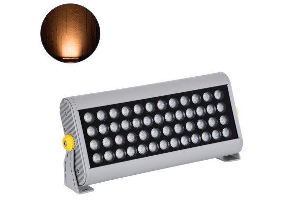 GLOBOSTAR® WASHERPANDA 90584 Μπάρα Φωτισμού Wall Washer LED 36W 4140lm 15° DC 24V Αδιάβροχο IP67 Φυσικό Λευκό 4500K Dimmable - Bridgelux SMD Chip - Γκρι Ανθρακί - Μ100 x Π4 x Υ3.5cm - 3 Χρόνια Εγγύηση