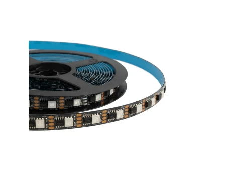 GLOBOSTAR® DIGIPRO 90604 Ψηφιακή Pixel Addressable Ταινία LED 14.4W/m 864lm/m 120° DC 12V IP20 60 x SMD5050 Chip/m 60 x Pixel/m Πολύχρωμο RGB Dimmable SPI/TTL Protocol IC TM1812 - Sanan SMD Chip - Μ500 x Π1 x Υ0.2cm - Ρολό 5 Μέτρων - 5 Χρόνια Εγγύηση