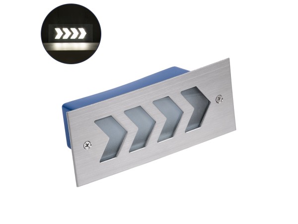 GloboStar® WALLLIGHT-ARINA 90671 Χωνευτό Φωτιστικό Τοίχου LED 6W 690lm 120° DC 24V Αδιάβροχο IP67 Μ17 x Π7 x Υ5.5cm Φυσικό Λευκό 4500K - Ανοξείδωτο Ατσάλι - 3 Years Warranty GloboStar® WALLLIGHT-ARINA 90671 Χωνευτό Φωτιστικό Τοίχου LED 6W 690lm 120° DC 24V Αδιάβροχο IP67 Μ17 x Π7 x Υ5.5cm Φυσικό Λευκό 4500K - Ανοξείδωτο Ατσάλι - 3 Years Warranty