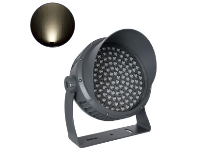 GLOBOSTAR® FLOODIMO 90750 Προβολέας Σποτ Wall Washer με Αντιθαμβωτική Γρίλια LED 150W 14250lm 10° AC 220-240V Αδιάβροχο IP67 Φυσικό Λευκό 4500K - Bridgelux SMD Chip - Γκρι Ανθρακί - Μ43 x Π45 x Υ46cm - 3 Χρόνια Εγγύηση