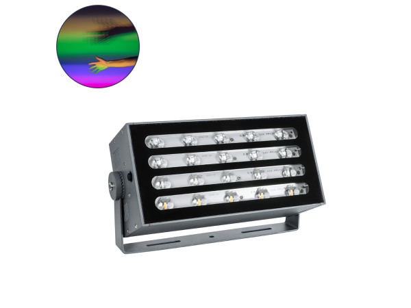 GLOBOSTAR® FLOODKENA 90765 Προβολέας Σποτ Wall Washer LED 40W 3400lm 120° AC 220-240V Αδιάβροχο IP67 Πολύχρωμο RGBW - Bridgelux SMD Chip - Γκρι Ανθρακί - Μ31 x Π10 x Υ17cm - 3 Χρόνια Εγγύηση GLOBOSTAR® FLOODKENA 90765 Προβολέας Σποτ Wall Washer LED 40W 3400lm 120° AC 220-240V Αδιάβροχο IP67 Πολύχρωμο RGBW - Bridgelux SMD Chip - Γκρι Ανθρακί - Μ31 x Π10 x Υ17cm - 3 Χρόνια Εγγύηση