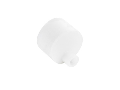 GLOBOSTAR® NEONIO-D 90779 Τάπα Σύνδεσης Τροφοδοσίας για Neon Flex LED Αδιάβροχο IP65 - Διάφανο - Μ2.3 x Π2.2 x Υ2.2cm