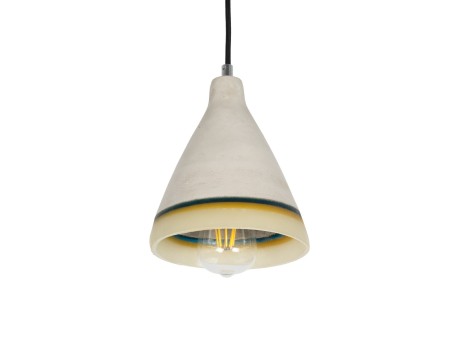 GLOBOSTAR® BEVIN 999-0219 Μοντέρνο Κρεμαστό Φωτιστικό Οροφής με Ντουί 1 x E27 AC 220-240V IP20 - Πολύχρωμο - Μ17 x Π17 x Υ21,5cm