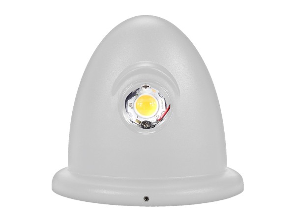 GLOBOSTAR® THIRD 93070 Μοντέρνο Φωτιστικό Τοίχου - Απλίκα LED 10W 1400lm 30° AC 220-240V Αδιάβροχο IP65 Θερμό Λευκό 2700K - Bridgelux COB Chip & TÜV SÜD Driver - Λευκό Ματ - Μ15.1 x Π9.3 x Υ14.5cm - 5 Χρόνια Εγγύηση