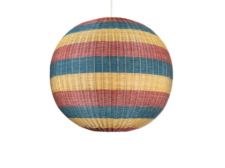 GLOBOSTAR® CABALLEROS 02064 Boho Κρεμαστό Φωτιστικό Οροφής με Ντουί 1 x E27 AC 220-240V IP20 - Πολύχρωμο - Μ100 x Π100 x Υ100cm