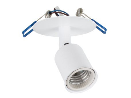 GLOBOSTAR® SARA 00848 Χωνευτό Φωτιστικό Οροφής με Ντουί 1 x E27 AC 220-240V IP20 - Λευκό - Μ8 x Π8 x Υ8.5cm / Q7cm