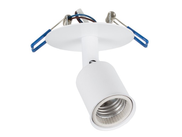 GLOBOSTAR® SARA 00848 Χωνευτό Φωτιστικό Οροφής με Ντουί 1 x E27 AC 220-240V IP20 - Λευκό - Μ8 x Π8 x Υ8.5cm / Q7cm