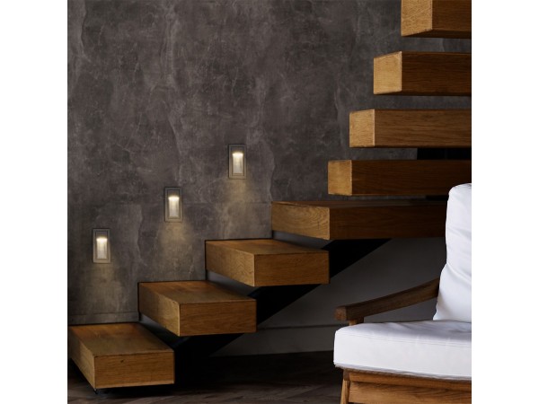 kelvo® STEPART KLV-101-0090 Χωνευτό Φωτιστικό Σκαλοπατιού / Διαδρόμου LED 3W 375lm 45° AC 220-240V Αδιάβροχο IP65 Θερμό Λευκό 2700K - Lumileds SMD Chip & TÜV SÜD Driver - Γκρι Ανθρακί Ματ - Μ6 x Π5.5 x Υ10cm / Q5 x 9.6cm - 5 Χρόνια Εγγύηση kelvo® STEPART KLV-101-0090 Χωνευτό Φωτιστικό Σκαλοπατιού / Διαδρόμου LED 3W 375lm 45° AC 220-240V Αδιάβροχο IP65 Θερμό Λευκό 2700K - Lumileds SMD Chip & TÜV SÜD Driver - Γκρι Ανθρακί Ματ - Μ6 x Π5.5 x Υ10cm / Q5 x 9.6cm - 5 Χρόνια Εγγύηση