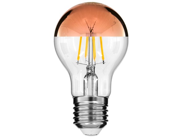 GLOBOSTAR® GLOBE 99111 Λάμπα E27 A60 LED 8W 840lm 320° AC 220-240V IP20 Ultra Θερμό Λευκό 2200K Dimmable - Filament Chip - Διάφανο με Χάλκινο Ανεστραμμένο Καθρέπτη - Μ6 x Π6 x Υ11cm - 3 Χρόνια Εγγύηση GLOBOSTAR® GLOBE 99111 Λάμπα E27 A60 LED 8W 840lm 320° AC 220-240V IP20 Ultra Θερμό Λευκό 2200K Dimmable - Filament Chip - Διάφανο με Χάλκινο Ανεστραμμένο Καθρέπτη - Μ6 x Π6 x Υ11cm - 3 Χρόνια Εγγύηση