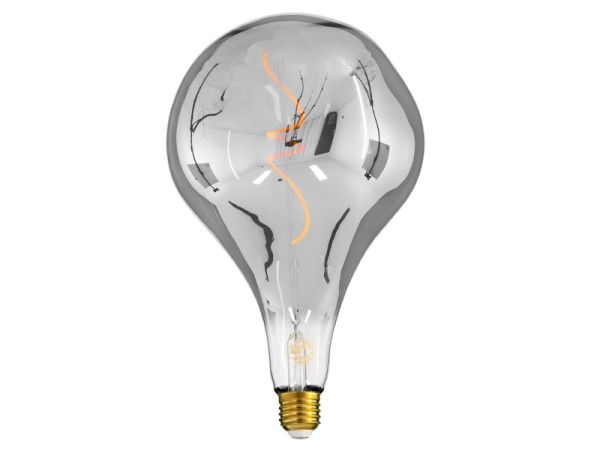 GLOBOSTAR® ROCK 99176 Λάμπα E27 R170 LED 6W 480lm 360° AC 220-240V IP20 Θερμό Λευκό 2700K Dimmable - Soft S Spiral Filament Chip - Μαύρο Φιμέ - Μ16.7 x Π16.7 x Υ29cm - 3 Χρόνια Εγγύηση GLOBOSTAR® ROCK 99176 Λάμπα E27 R170 LED 6W 480lm 360° AC 220-240V IP20 Θερμό Λευκό 2700K Dimmable - Soft S Spiral Filament Chip - Μαύρο Φιμέ - Μ16.7 x Π16.7 x Υ29cm - 3 Χρόνια Εγγύηση