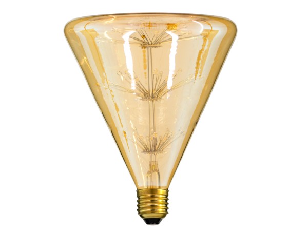 GLOBOSTAR® CONICAL 99213 Λάμπα E27 CNC150 LED 4W 400lm 360° AC 220-240V IP20 Ultra Θερμό Λευκό 2200K - Diode HP Filament Chip - Μελί - Μ14.3 x Π14.3 x Υ17.5cm - 3 Χρόνια Εγγύηση GLOBOSTAR® CONICAL 99213 Λάμπα E27 CNC150 LED 4W 400lm 360° AC 220-240V IP20 Ultra Θερμό Λευκό 2200K - Diode HP Filament Chip - Μελί - Μ14.3 x Π14.3 x Υ17.5cm - 3 Χρόνια Εγγύηση