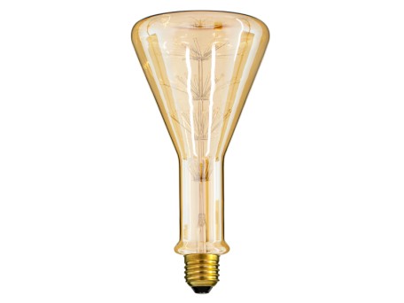 GLOBOSTAR® DISPENSER 99214 Λάμπα E27 DPN150 LED 4W 400lm 360° AC 220-240V IP20 Ultra Θερμό Λευκό 2200K - Diode HP Filament Chip - Μελί - Μ14.9 x Π14.9 x Υ28.5cm - 3 Χρόνια Εγγύηση