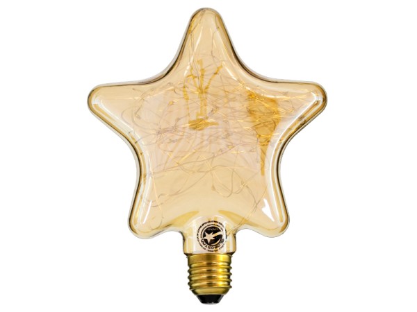 GLOBOSTAR® DECOSTAR 99225 Λάμπα E27 DSC125 LED 2W 150lm 360° AC 220-240V IP20 Ultra Θερμό Λευκό 2200K - Copper String Chip - Μελί - Μ15 x Π6 x Υ18cm - 3 Χρόνια Εγγύηση GLOBOSTAR® DECOSTAR 99225 Λάμπα E27 DSC125 LED 2W 150lm 360° AC 220-240V IP20 Ultra Θερμό Λευκό 2200K - Copper String Chip - Μελί - Μ15 x Π6 x Υ18cm - 3 Χρόνια Εγγύηση