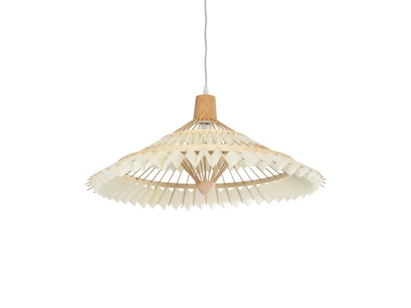 GLOBOSTAR® VENTALIA 999-0067 Boho Κρεμαστό Φωτιστικό Οροφής με Ντουί 1 x E27 AC 220-240V IP20 - Μπεζ - Μ60 x Π60 x Υ30cm