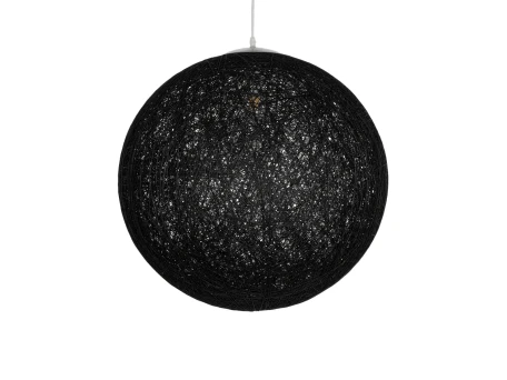 GLOBOSTAR® OCEANA 999-0157 Boho Κρεμαστό Φωτιστικό Οροφής με Ντουί 1 x E27 AC 220-240V IP20 - Μαύρο - Μ60 x Π60 x Υ60cm