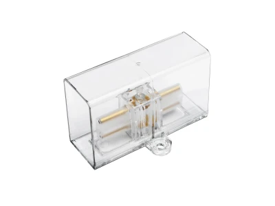 GLOBOSTAR® HEXON GLB-101-0090 Σύνδεσμος I AC 220-240V IP20 - Διάφανο - Μ6.6 x Π2.4 x Υ4cm