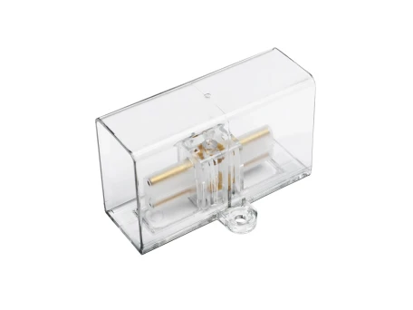 GLOBOSTAR® HEXON GLB-101-0090 Σύνδεσμος I AC 220-240V IP20 - Διάφανο - Μ6.6 x Π2.4 x Υ4cm