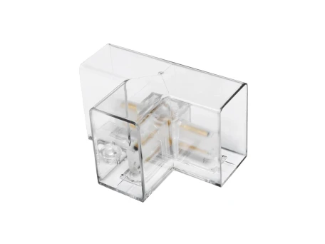 GLOBOSTAR® HEXON GLB-101-0091 Σύνδεσμος T AC 220-240V IP20 - Διάφανο - Μ7 x Π4.5 x Υ4cm