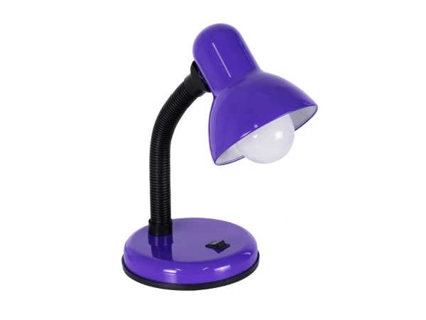 GLOBOSTAR® STUDENT GLB-102-0014 Μοντέρνο Επιτραπέζιο Φωτιστικό Πορτατίφ με Ντουί 1 x E27 AC 220-240V IP20 - Μωβ & Μαύρο - Μ14 x Π14 x Υ32cm GLOBOSTAR® STUDENT GLB-102-0014 Μοντέρνο Επιτραπέζιο Φωτιστικό Πορτατίφ με Ντουί 1 x E27 AC 220-240V IP20 - Μωβ & Μαύρο - Μ14 x Π14 x Υ32cm