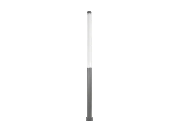 GLOBOSTAR® AXOR GLB-103-0015 Φωτιστικό Urban Πλατείας/Πάρκου LED 50W 4500lm 360° AC 220-240V Αδιάβροχο IP65 Θερμό Λευκό 2700K - Sanan SMD Chip - Γκρι Ανθρακί Ματ - Μ20 x Π20 x Υ300cm - 3 Χρόνια Εγγύηση
