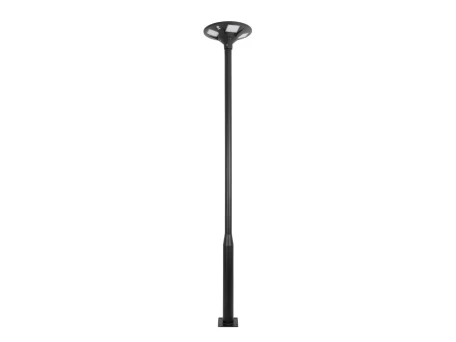 GLOBOSTAR® STILO GLB-103-0022 Στύλος/Κολώνα για Φωτιστικό Πλατείας/Πάρκου/Κήπου - Μαύρο Ματ - Μ21 x Π21 x Υ290cm - 3 Χρόνια Εγγύηση